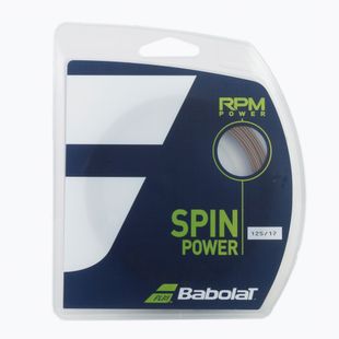 Naciąg tenisowy Babolat 12 m Rpm Power electric brown