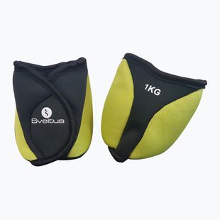 Obciążniki na kostki Sveltus Ankle Weight Cuff 2 x 1 kg green/yellow