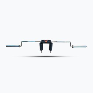 Gryf olimpijski do przysiadów + 2 zaciski Sveltus Safety Squat Bar chrome/black