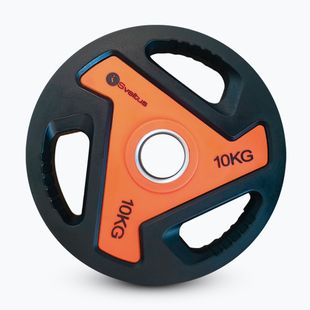 Obciążenie olimpijskie Sveltus Olympic Disc With Handles 10 kg black