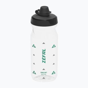 Bidon rowerowy Zefal Sense Soft 65 No-Mud 650 ml translucent