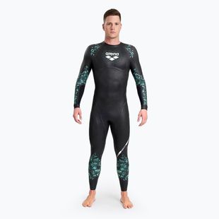 Pianka triathlonowa męska arena Storm 1,5 mm coral blue/black