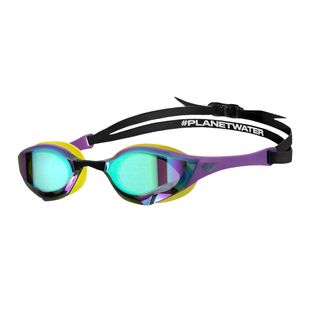 Okulary do pływania arena Cobra Edge Swipe Mirror emerald/plum/cyber lime