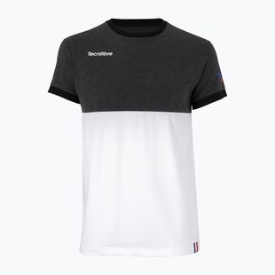 Koszulka tenisowa męska Tecnifibre 22F1ST F1 Stretch black/white