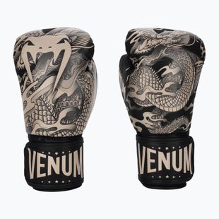 Rękawice bokserskie Venum Dragon's Flight black/sand