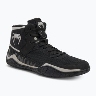 Buty bokserskie Venum Elite Wrestling black/sand