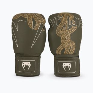 Rękawice bokserskie Venum Serpenti Boxing khaki/bronze/ivory