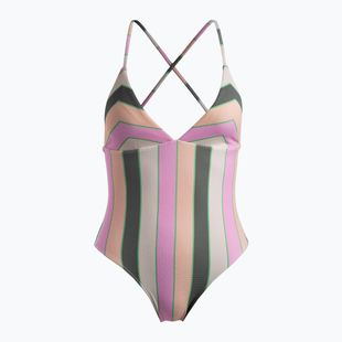 Strój kąpielowy jednoczęściowy damski ROXY Vista Stripe agave green very vista stripe