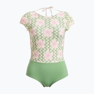 Strój kąpielowy jednoczęściowy damski ROXY Hibiscus Daze basil party waves yw