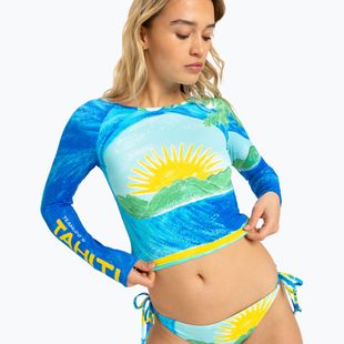 Longsleeve do pływania damski ROXY Atlas Crop Top skyway