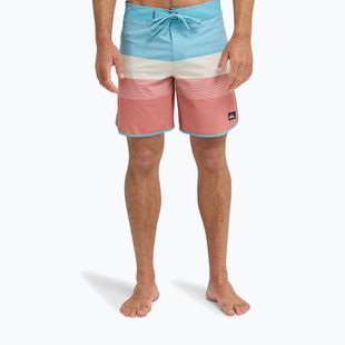 Szorty kąpielowe męskie Quiksilver Surfsilk Scallop 18" desert sand/tijuana