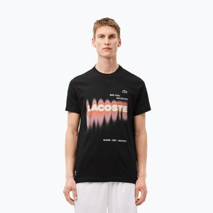 Koszulka tenisowa męska Lacoste TH2617 black