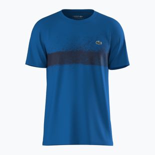 Koszulka tenisowa męska Lacoste TH8986 gipsy blue/navy blue