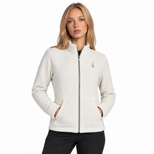 Bluza polarowa damska Aulp Becco Coral Fleece white 1