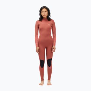Pianka do pływania damska Billabong 3/2 mm Synergy Back Zip red clay