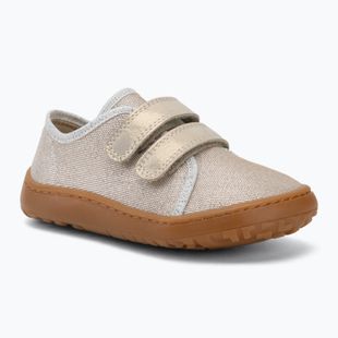 Buty barefoot dziecięce Froddo Canvas gold shine