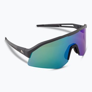 Okulary przeciwsłoneczne Alpina Sonic Q-Lite midnight grey matt/green mirror