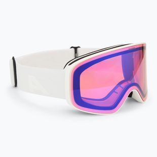 Gogle narciarskie Alpina Ladis QM white matt/ blue
