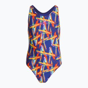 Strój pływacki jednoczęściowy dziecięcy aquaFeel Aquafeelback colorful a