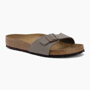 Klapki damskie BIRKENSTOCK Madrid Birkibuc Regular stone