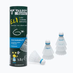 Lotki do badmintona Talbot-Torro Eli 6 szt. white