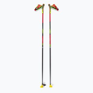 Kije do nart biegowych LEKI PRC 750 bright red/ neon yellow/ black