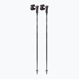 Kije narciarskie LEKI Artena Airfoil 3D black/dark anthracite/rose gold