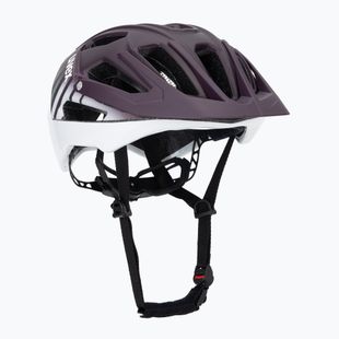 Kask rowerowy UVEX Quatro CC plum/white matt