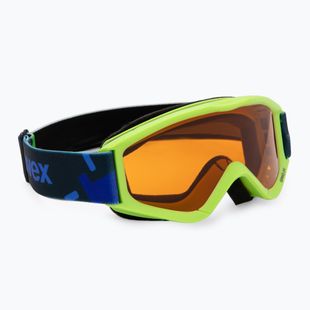 Gogle narciarskie dziecięce UVEX Speedy Pro Jr light green/lasergold clear