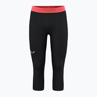 Spodnie termoaktywne męskie Salewa Cristallo Warm AMR 3/4 black out