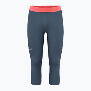 Spodnie termoaktywne męskie Salewa Cristallo Warm AMR 3/4 dark denim