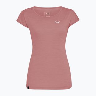 Koszulka damska Salewa Puez Melange Dry desert pink melange