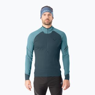 Bluza do biegania męska Dynafit Alpine LS 1/2 Zip Tee smoke blue/0720/3162