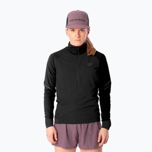 Bluza do biegania damska Dynafit Alpine LS 1/2 Zip Tee black out