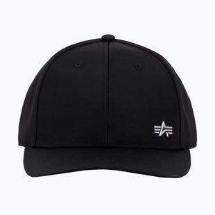 Czapka z daszkiem Alpha Industries Metal Label rep black/metalsilver