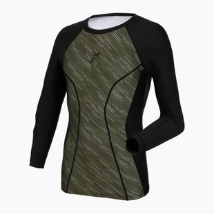 Longsleeve bramkarski Reusch Padded Eco Undershirt black/desert green