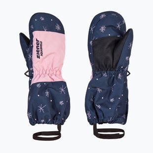Rękawice narciarskie dziecięce ZIENER Levi As Minis snowcrystal print