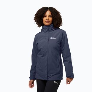 Kurtka 3w1 damska Jack Wolfskin Rotwand 3In1 graphite