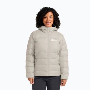 Kurtka puchowa damska Jack Wolfskin Ather Down Hoody pale sand