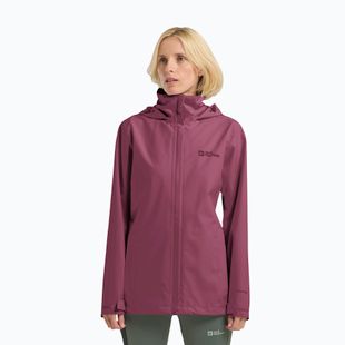 Kurtka przeciwdeszczowa damska Jack Wolfskin Trailtime 2L raisin