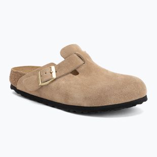 Klapki BIRKENSTOCK Boston Suede Leather sandcastle