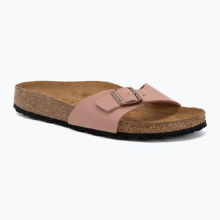 Klapki damskie BIRKENSTOCK Madrid Birkibuc Narrow pink clay