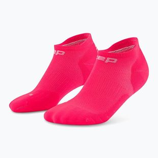 Skarpety kompresyjne damskie CEP Run No Show 5.0 pink