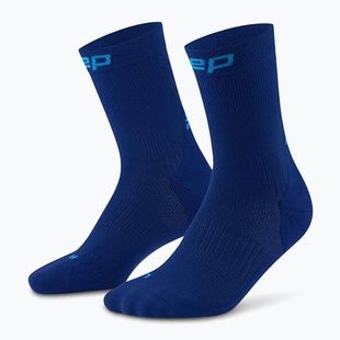 Skarpety kompresyjne damskie CEP Run Mid Cut 5.0 dark blue