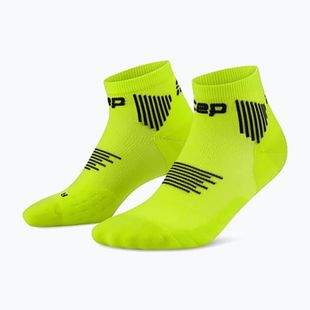 Skarpety kompresyjne męskie CEP Run Low Cut 5.0 lime/black