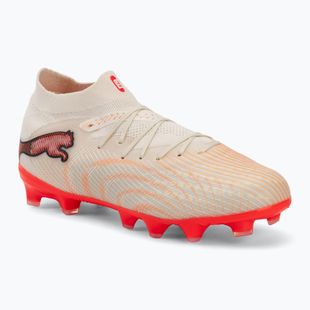 Buty piłkarskie dziecięce PUMA Future 9 Pro FG/AG Jr sugared almond/puma white/ultra red/puma black