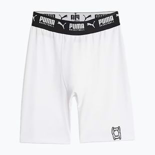 Spodenki koszykarskie męskie PUMA Hoops Team Baselayer puma white
