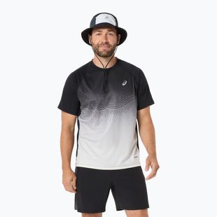 Koszulka do biegania męska ASICS Road Fade performance black/cream