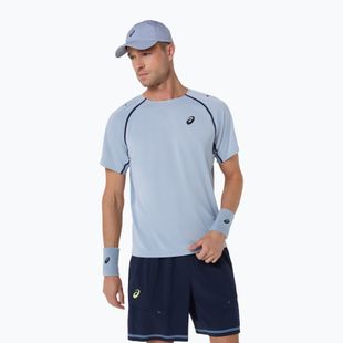 Koszulka tenisowa męska ASICS Match grey/blue