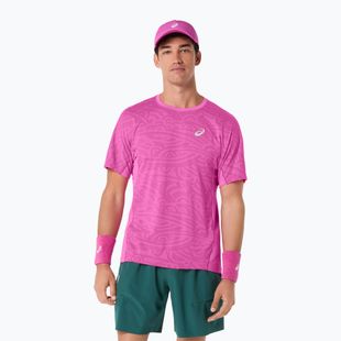 Koszulka tenisowa męska ASICS Match Jacquard digital sakura
